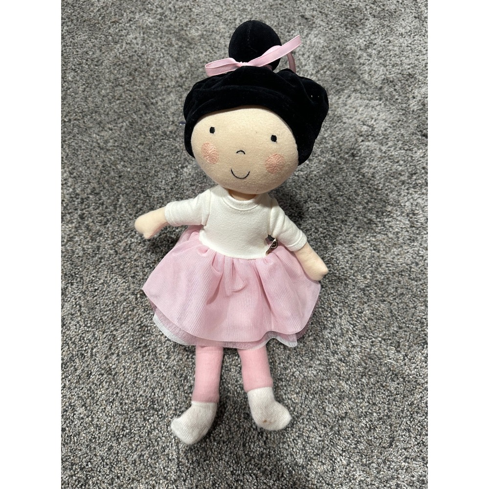 Misie Agaty Plush Ballerina Doll Pink Tutu Handmade Poland Fabric Toy